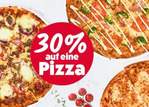 Pizza Dominos 30% Rabatt