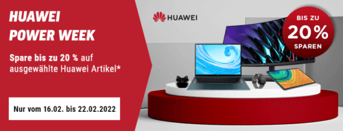 Huawei Power-Week bei Notebooksbilliger