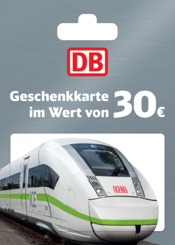 30€ Gutscheinkarte für DB