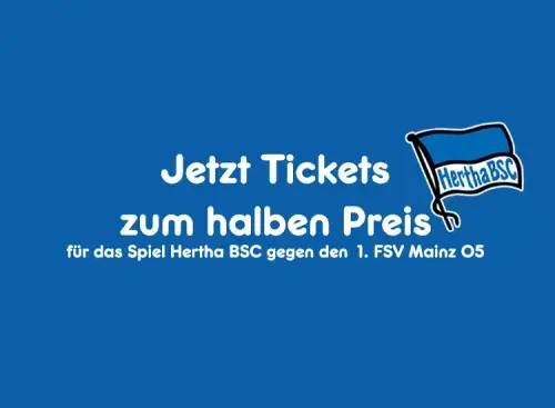 Limitiertes Ticketangebot Hertha BSC